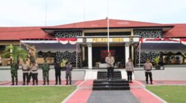 Kapolres Ende Pimpin Pimpin Apel Burung Garuda Pancasila