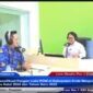Kepala Loka POM Ende Beni Hendrawan Prabowo sedang berdialog interaktif dengan RRI Ende/Ket Foto : Screenshot dari YouTube RRI Ende