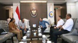 Bupati Flores Timur terpilih, Antonius Doni Dihen bersilaturahmi dengan Kementerian KKP (Foto ; Frederick) 