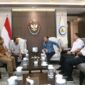 Bupati Flores Timur terpilih, Antonius Doni Dihen bersilaturahmi dengan Kementerian KKP (Foto ; Frederick) 