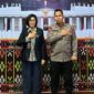 Kapolres Manggarai Barat, AKBP Christian Kadang, S.I.K., menerima kunjungan Ketua Pengadilan Negeri (PN) Labuan Bajo, Ida Ayu Widyarini, S.H., M.Hum. (Foto ; Humas Polres Manggarai Barat) 