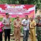 Kapolsek Ndona Bersama Forkompimcam pose bersama usai kegiatan penanaman dan pe launchingan P2L (Foto ; I. Like) 