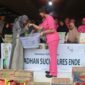 Ibu Bhayangkari Polres Ende Berbagi Takjil di Pondok Pesantren Walisanga Ende