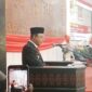 Bupati Ende Yoseph Benediktus Badeoda, Membacakan Pidato Perdana di Ruang Rapat Paripurna DPRD Ende, Kamis 6 Maret 2025 (Ket Foto ; I. Like) 