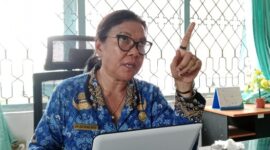 Ida Muda Mite, Sekretaris Dinas DPMD kabupaten Ende (Foto ; I. Like) 