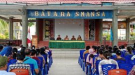 Peserta sosialisasi dengan orang tua wali di SMA Negeri 1 Ende