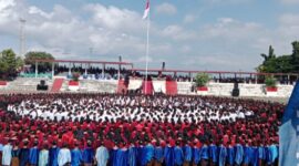 Gawi masal dengan peserta dari SMA/SMK dan SMP se kabupaten Ende dengan total peserta sebanyak 5000 orang