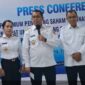 Gubernur NTT Melki Laka Lena Beri Keterangan Pers usai melaksanakan RUPS Bank NTT, Kamis, 15 Mei 2025 Dini Hari