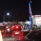 Antrian mengular di SPBU Wirajaya Jumat, 8 Agustus 2025 malam