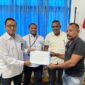 Penyerahan Santunan dari PT PELNI kepada keluarga korban