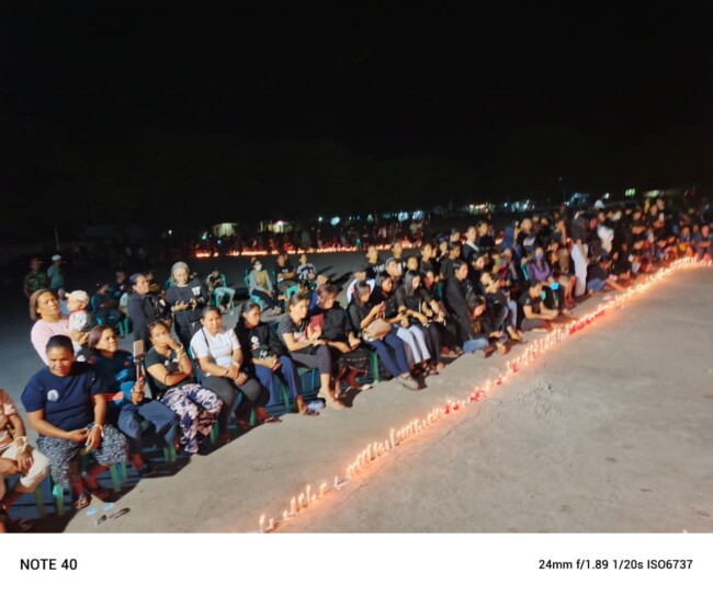 Tokoh lintas generasi gelar aksi 1000 lilin untuk Prada Lucky di kabupaten Nagekeo NTT