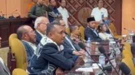 Senator AWK bersuara lantang pada saat Rapat Paripurna DPD RI dengan agenda Penyerahan RAPBN 2026,Selasa 19 Agustus 2025/Foto ; Screenshot FB AWK
