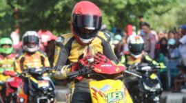 Peserta Road Race yang digelar IMI 