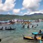 Prosesi Bahari Tuan Meninu di Larantuka/Ket Foto ; F. Dokeng