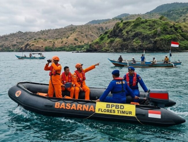 Pencarian nelayan yang hilang