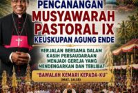 Flayer Pencanangan Muspas KAE ke IX/Sumber Foto ; Komsos KAE