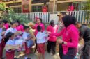 Kapolres Ende bersama ibu Bhayangkara Salurkan Bantuan Perlengkapan Sekolah untuk Siswa SD Inpres Roworena 2 Pascagempa