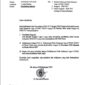 Surat resmi dari PSSI NTT
