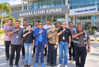 Dr. Karolus Karni Lando, MBA Bersama team melakukan Audit di PT Angkasa Pura Bandara Eltari Kupang
