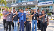 Dr. Karolus Karni Lando, MBA Bersama team melakukan Audit di PT Angkasa Pura Bandara Eltari Kupang